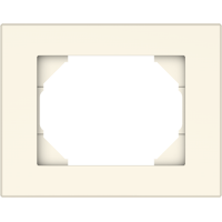 Рамка Vilma XP500, 1-местная, пластик, слоновая кость