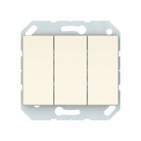Выключатель Vilma XP500, 3-клавишный, без рамки, слоновая кость