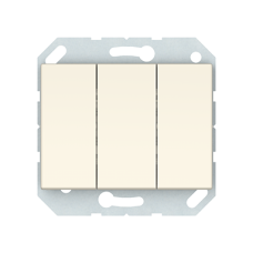Выключатель Vilma XP500, 3-клавишный, без рамки, слоновая кость