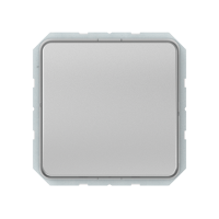 Перекрестный переключатель Vilma LX200, 1-клавишный, без рамки, металлик