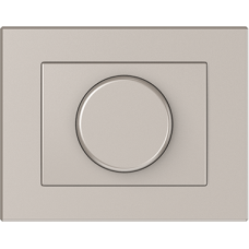 Светорегулятор для ламп накаливания и галогенных ламп (20-400 ВТ) XP500, с рамкой, шампань