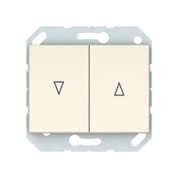 Кнопки управления жалюзи Vilma XP500, 2-клавишный, без рамки, слоновая кость