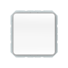 Выключатель Vilma LX200, 1-клавишный, с подсветкой, без рамки, белый