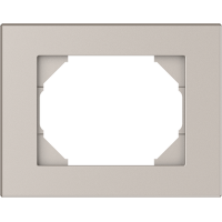 Рамка Vilma XP500, 1-местная, пластик, шампань
