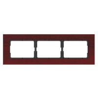 Рамка Vilma XP500, 3-местная, Красное дерево