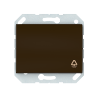 Кнопка для звонка Vilma XP500, 1-клавишная, без рамки, коричневая