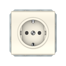 Розетка Vilma ST150, с заземлением, без рамки, слоновая кость