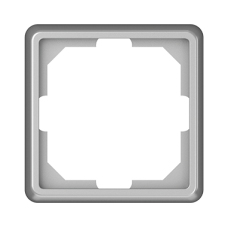 Рамка Vilma ST150, 1-местная, металлик
