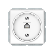 Компьютерная розетка Vilma ST150, одноместная (1ХRJ45 CAT5E UTP), без рамки, белая