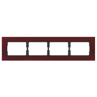 Рамка Vilma XP500, 4-местная, Красное дерево
