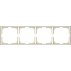 Рамка Vilma ST150, 4-местная, слоновая кость