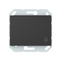 Кнопка для звонка Vilma XP500, 1-клавишная, без рамки, антрацит