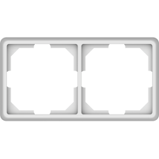 Рамка Vilma ST150, 2-местная, серая