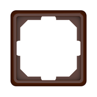 Рамка Vilma ST150, 1-местная, коричневая