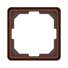 Рамка Vilma ST150, 1-местная, коричневая