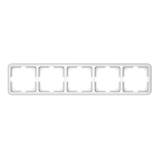 Рамка Vilma LX200, 5-местная, белая