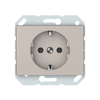 Розетка Vilma XP500, с заземлением, без рамки, шампань