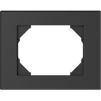 Рамка Vilma XP500, 1-местная, пластик, антрацит