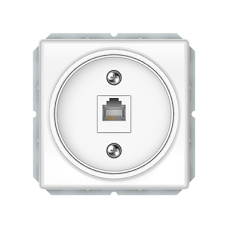 Телефонная розетка Vilma ST150, одноместная (1ХRJ11), без рамки, белая