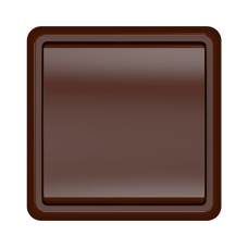 Выключатель Vilma ST150, 1-клавишный, с рамкой, коричневый
