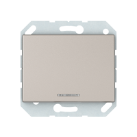 Выключатель Vilma XP500, 1-клавишный, с подсветкой, без рамки, шампань