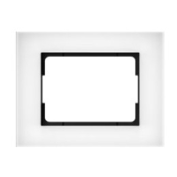 Рамка Vilma XP500, 1-местная, Белое матовое стекло
