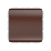 Переключатель Vilma ST150, 1-клавишный, без рамки, коричневый
