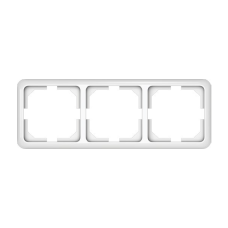 Рамка Vilma LX200, 3-местная, белая