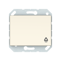 Кнопка для звонка Vilma XP500, 1-клавишная, без рамки, слоновая кость