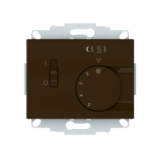 Комнатный термостат XP500, без рамки, коричневый
