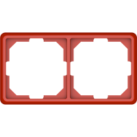 Рамка Vilma ST150, 2-местная, красная
