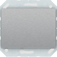 Выключатель Vilma XP500, 1-клавишный (IP44), без рамки, нержавеющая сталь