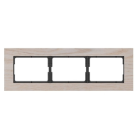 Рамка Vilma XP500, 3-местная, Беленый дуб