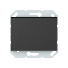 Выключатель Vilma XP500, 1-клавишный, 2-полюсный, без рамки, антрацит