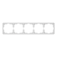 Рамка Vilma ST150, 5-местная, белая