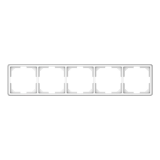 Рамка Vilma ST150, 5-местная, белая