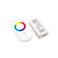 LED RGB радио сенсорный 18A. 12/24V Белый, модель 2, RF-RGB-S-18A-WH2