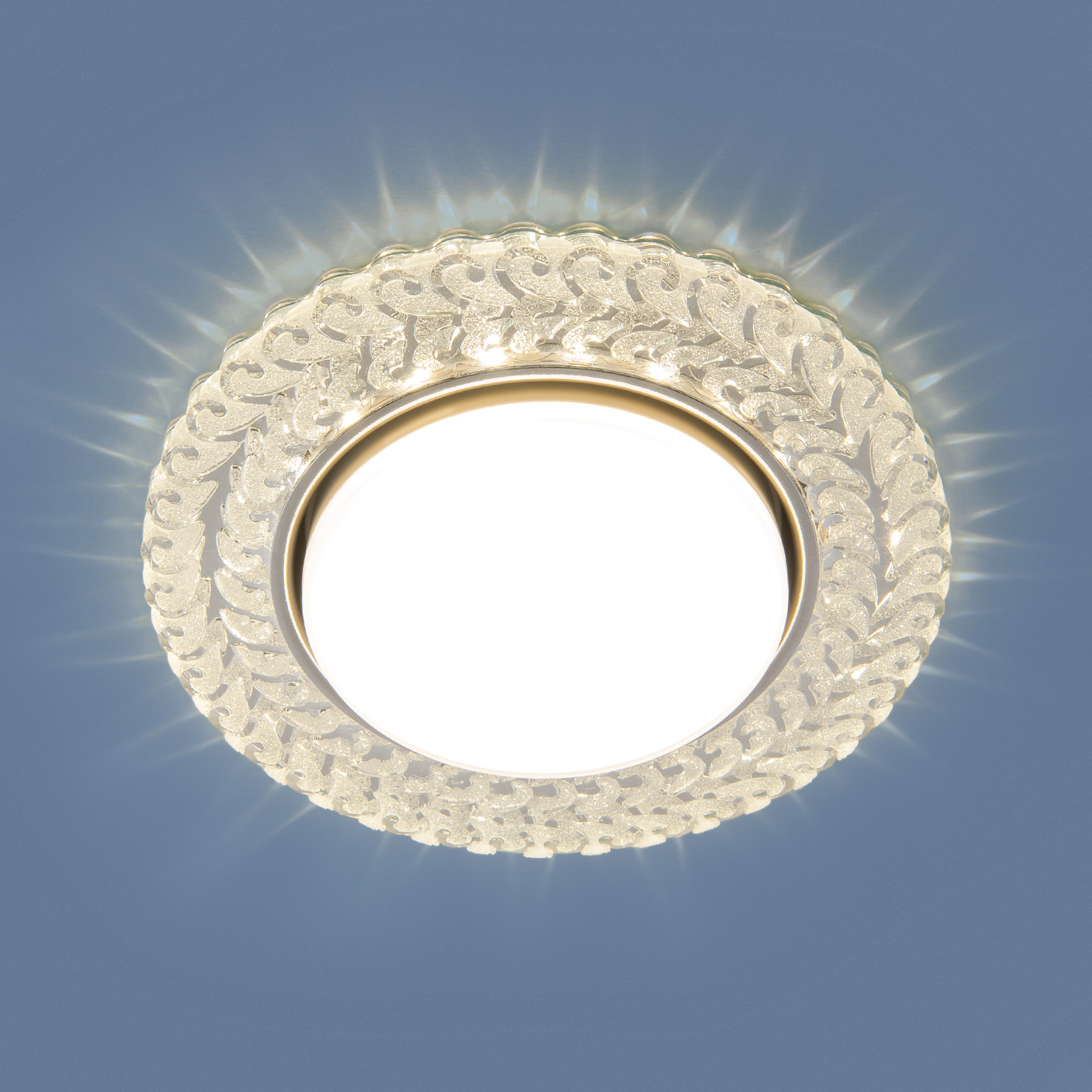 Встраиваемый точечный светильник с LED подсветкой 3027 GX53 CL прозрачный Встраиваемый точечный светильник с LED подсветкой 3027 GX53 CL прозрачный