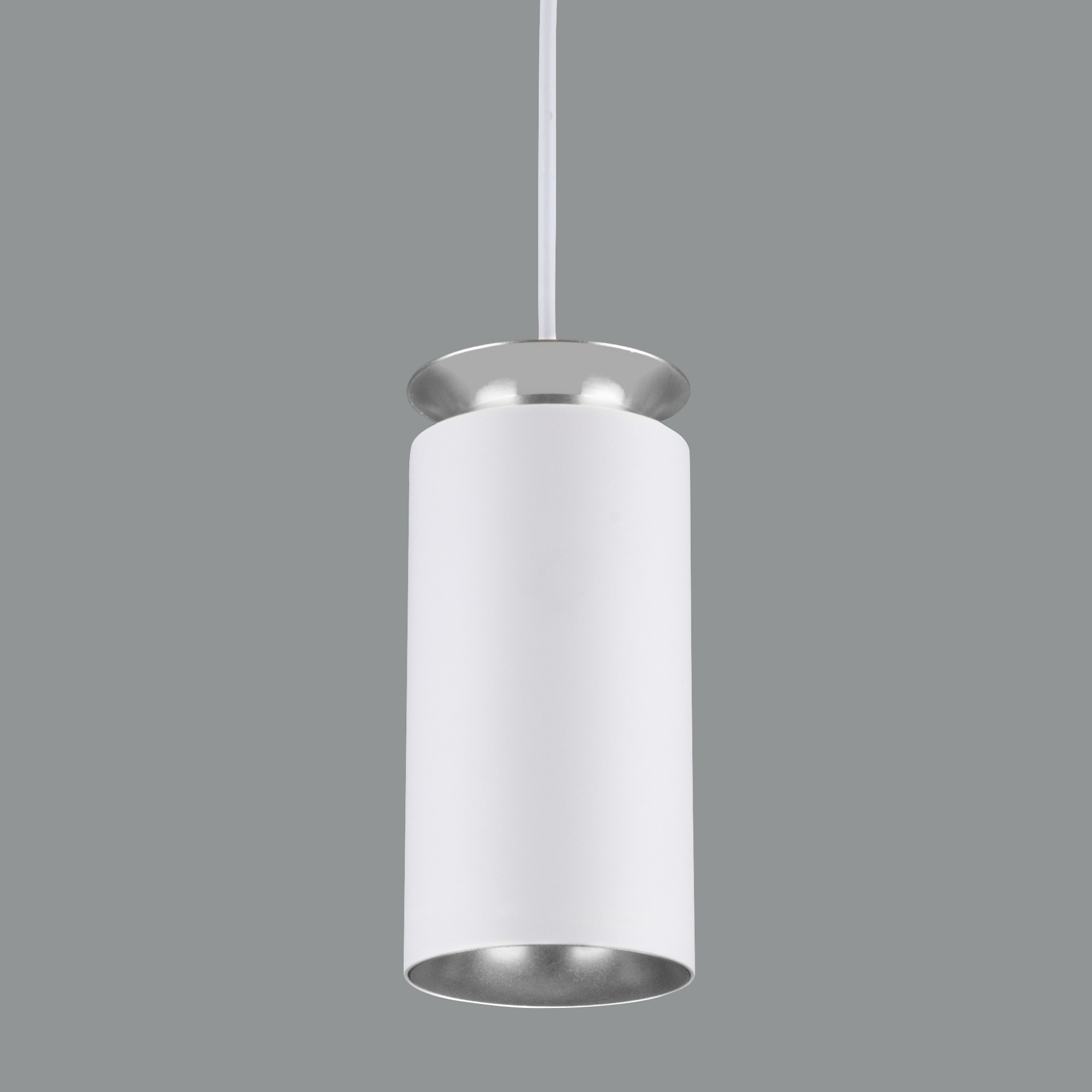 Подвесной потолочный светодиодный светильник DLS021 9+4W 4200К белый матовый/серебро Подвесной потолочный светодиодный светильник DLS021 9+4W 4200К белый матовый/серебро