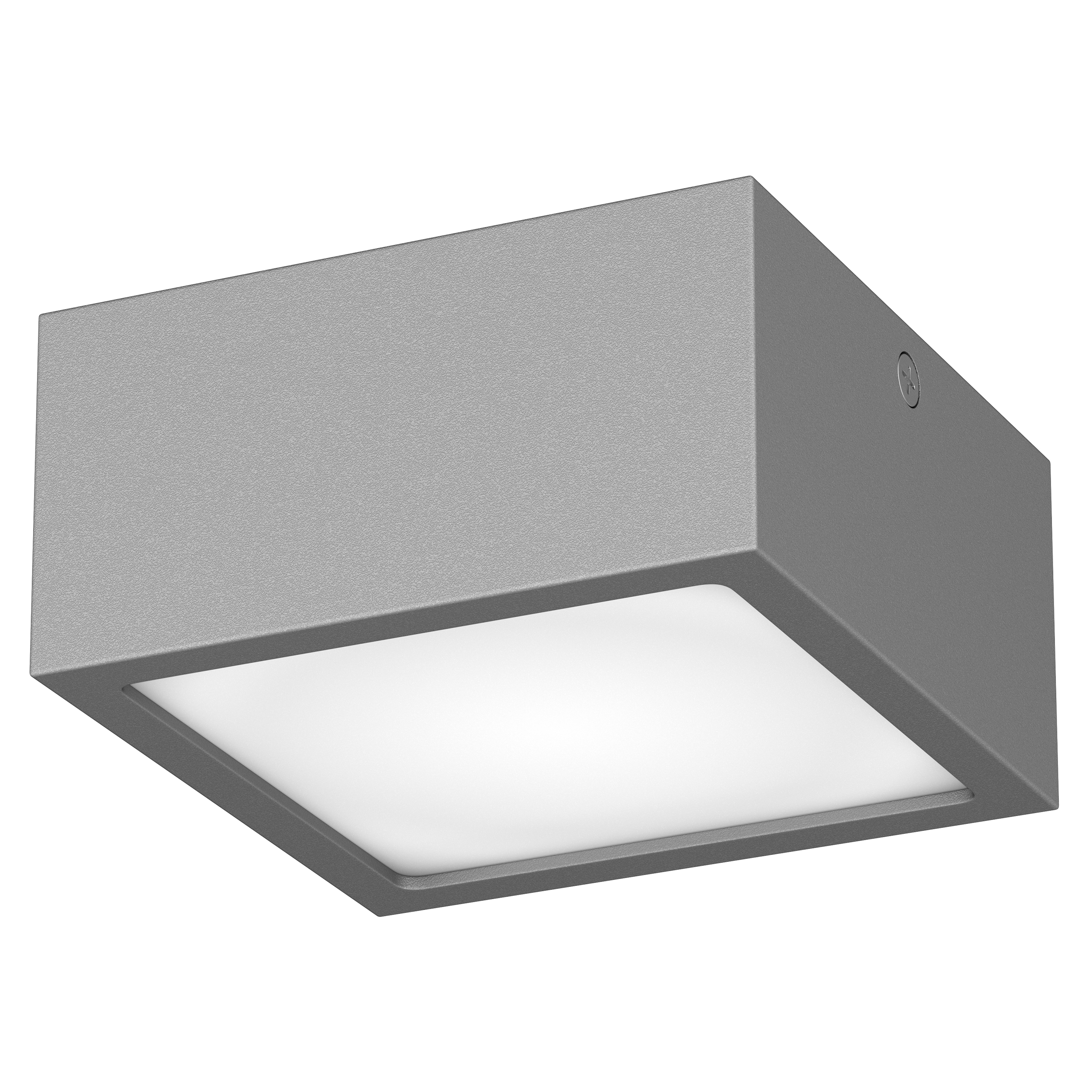 380293 Светильник ZOLLA QUAD LED-SQ 8W 640LM СЕРЫЙ 3000K IP65 (в комплекте) 380293 Светильник ZOLLA QUAD LED-SQ 8W 640LM СЕРЫЙ 3000K IP65 (в комплекте)