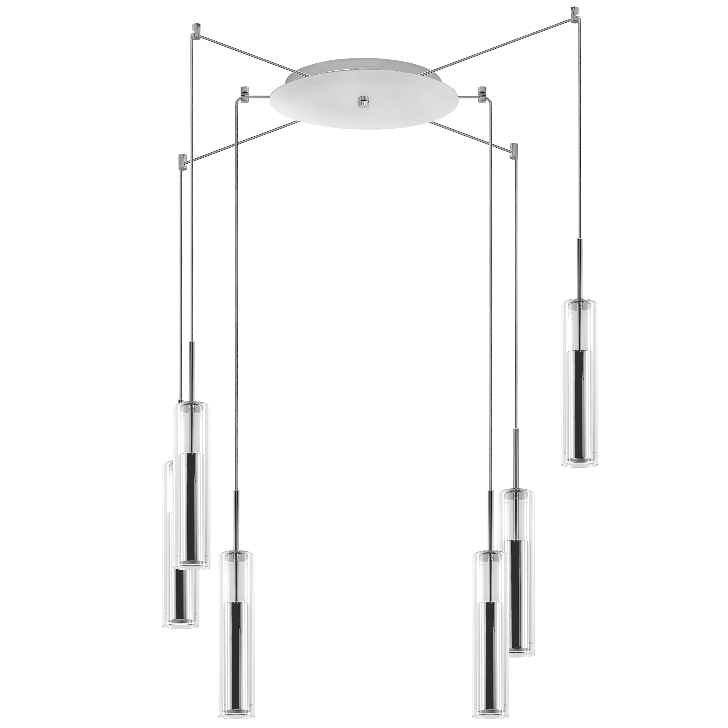 756064 (MD6913-6A) Люстра CILINO 6х40W GU10 CHROME (в комплекте) 756064 (MD6913-6A) Люстра CILINO 6х40W GU10 CHROME (в комплекте)