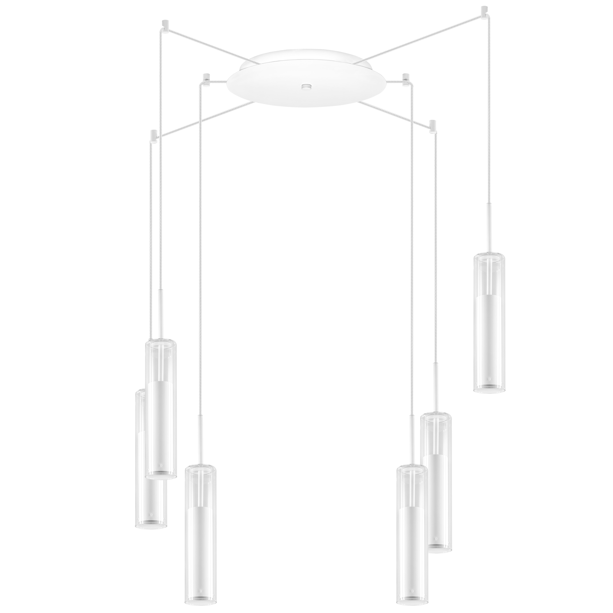 756066 (MD6913-6A) Люстра CILINO 6х40W GU10 MATT WHITE (в комплекте) 756066 (MD6913-6A) Люстра CILINO 6х40W GU10 MATT WHITE (в комплекте)