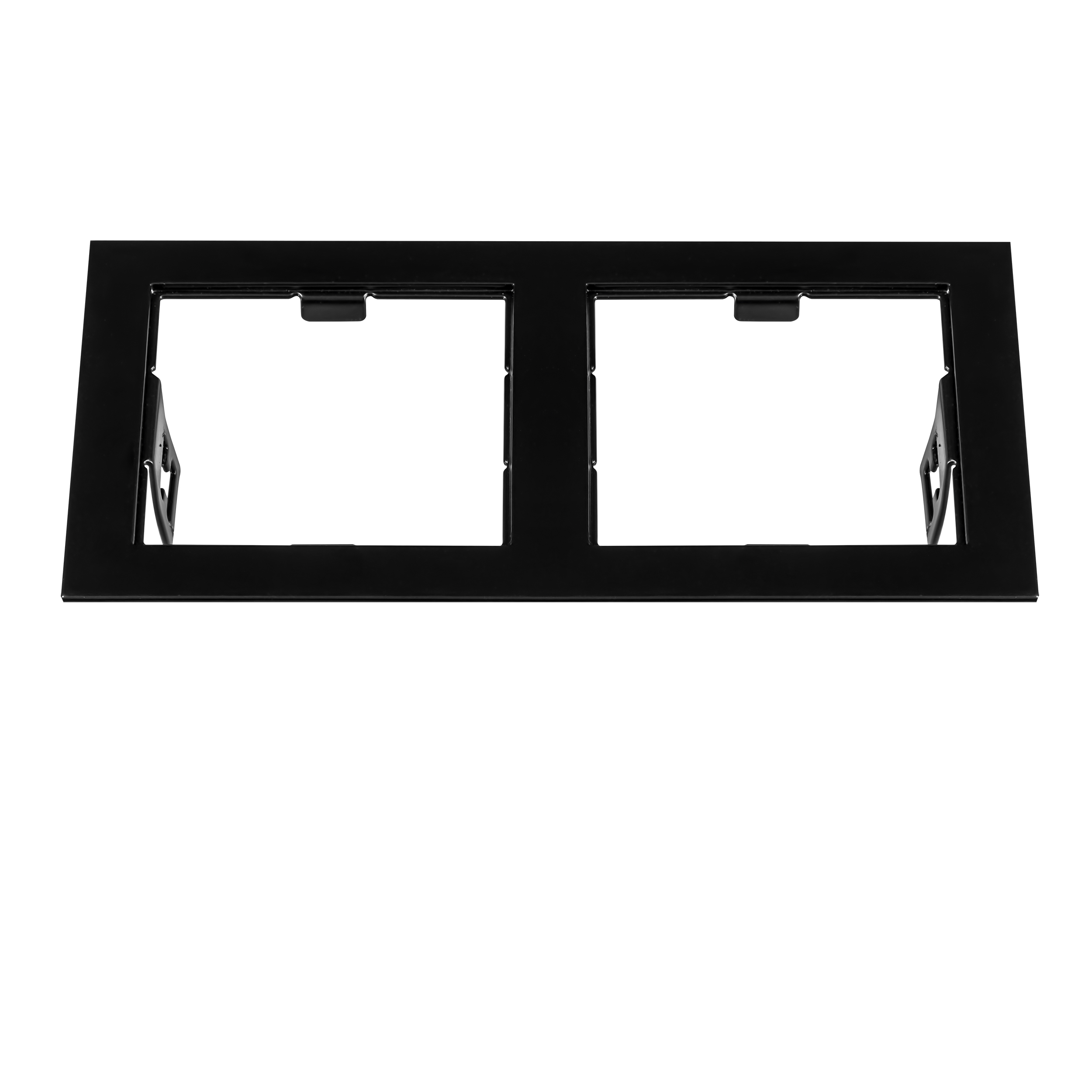 214527 Рамка DOMINO Double QUADRO MR16 ЧЕРНЫЙ (в комплекте) 214527 Рамка DOMINO Double QUADRO MR16 ЧЕРНЫЙ (в комплекте)