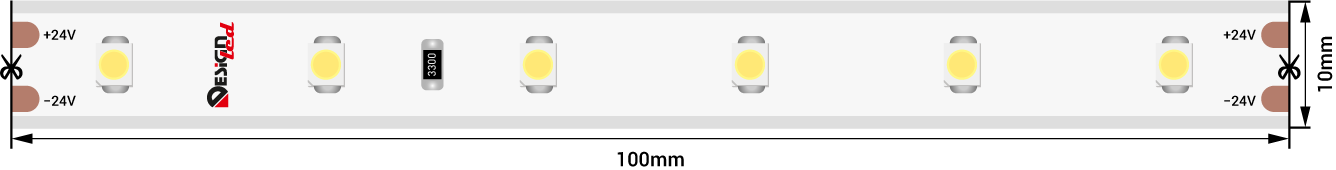 Лента светодиодная LUX, 3528, 60 LED/м, 4,8 Вт/м, 24В, IP65, Холодный белый (6000K) Лента светодиодная LUX, 3528, 60 LED/м, 4,8 Вт/м, 24В, IP65, Холодный белый (6000K)
