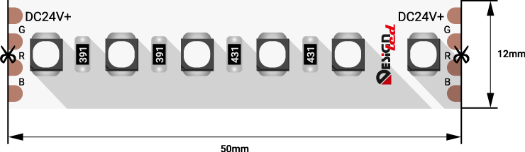 Лента светодиодная LUX, 3535, 120 LED/м, 20 Вт/м, 24В, IP33, RGB (K) Лента светодиодная LUX, 3535, 120 LED/м, 20 Вт/м, 24В, IP33, RGB (K)