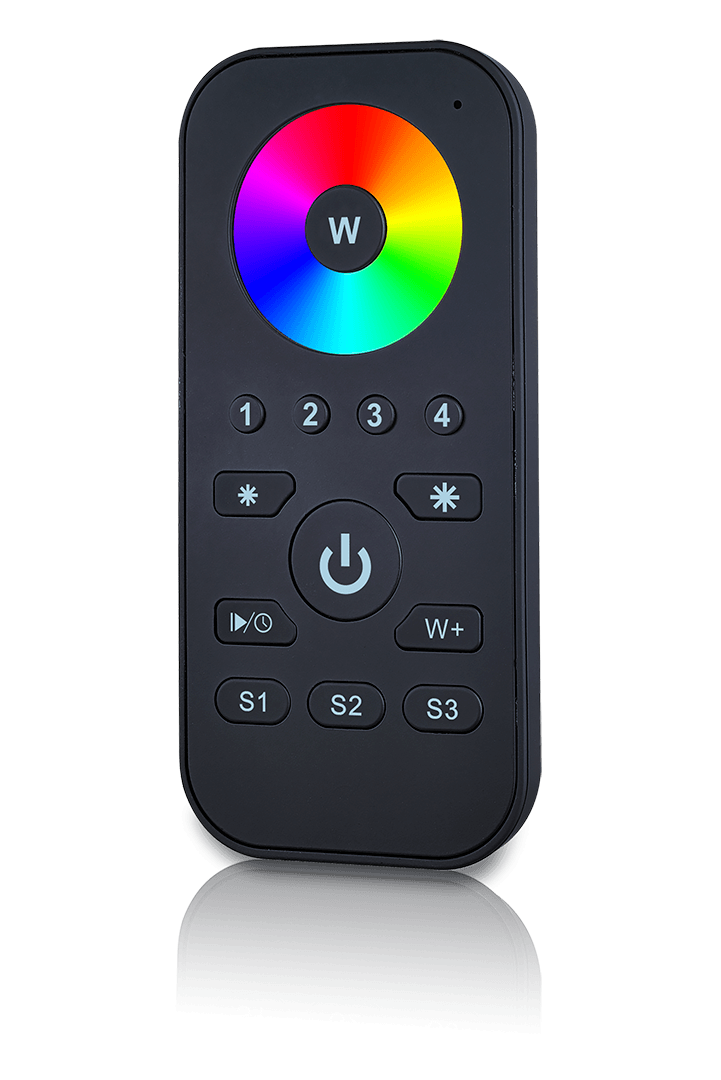 Кнопочный пульт R-4RGB на 4 зоны для RGB ленты Кнопочный пульт R-4RGB на 4 зоны для RGB ленты