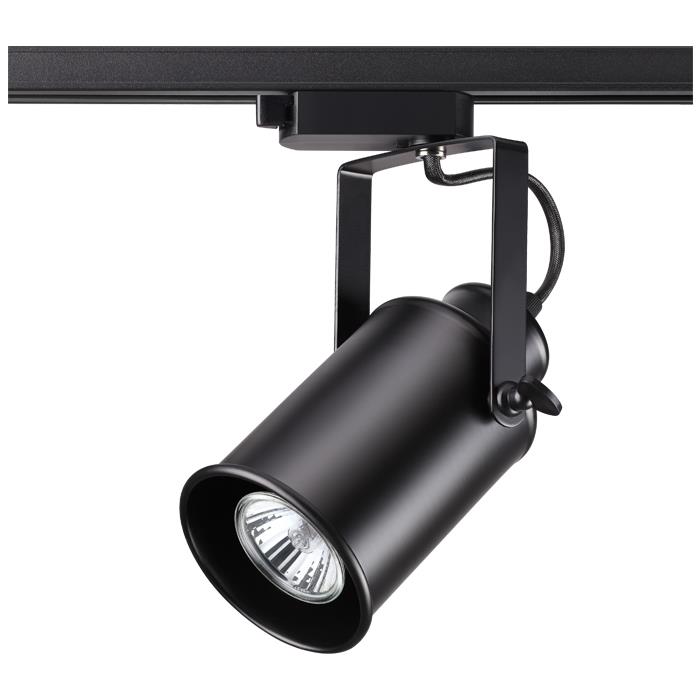 370410 NT19 100 черный Трековый светильник IP20 GU10 50W 220V PIPE 370410 NT19 100 черный Трековый светильник IP20 GU10 50W 220V PIPE