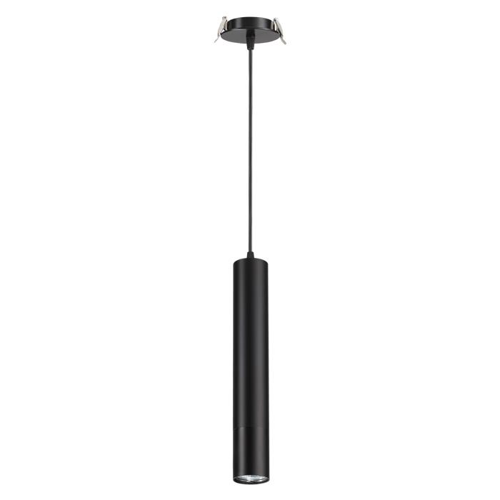 370403 NT18 102 черный Подвес встраиваемый IP20 GU10 50W 220V PIPE 370403 NT18 102 черный Подвес встраиваемый IP20 GU10 50W 220V PIPE