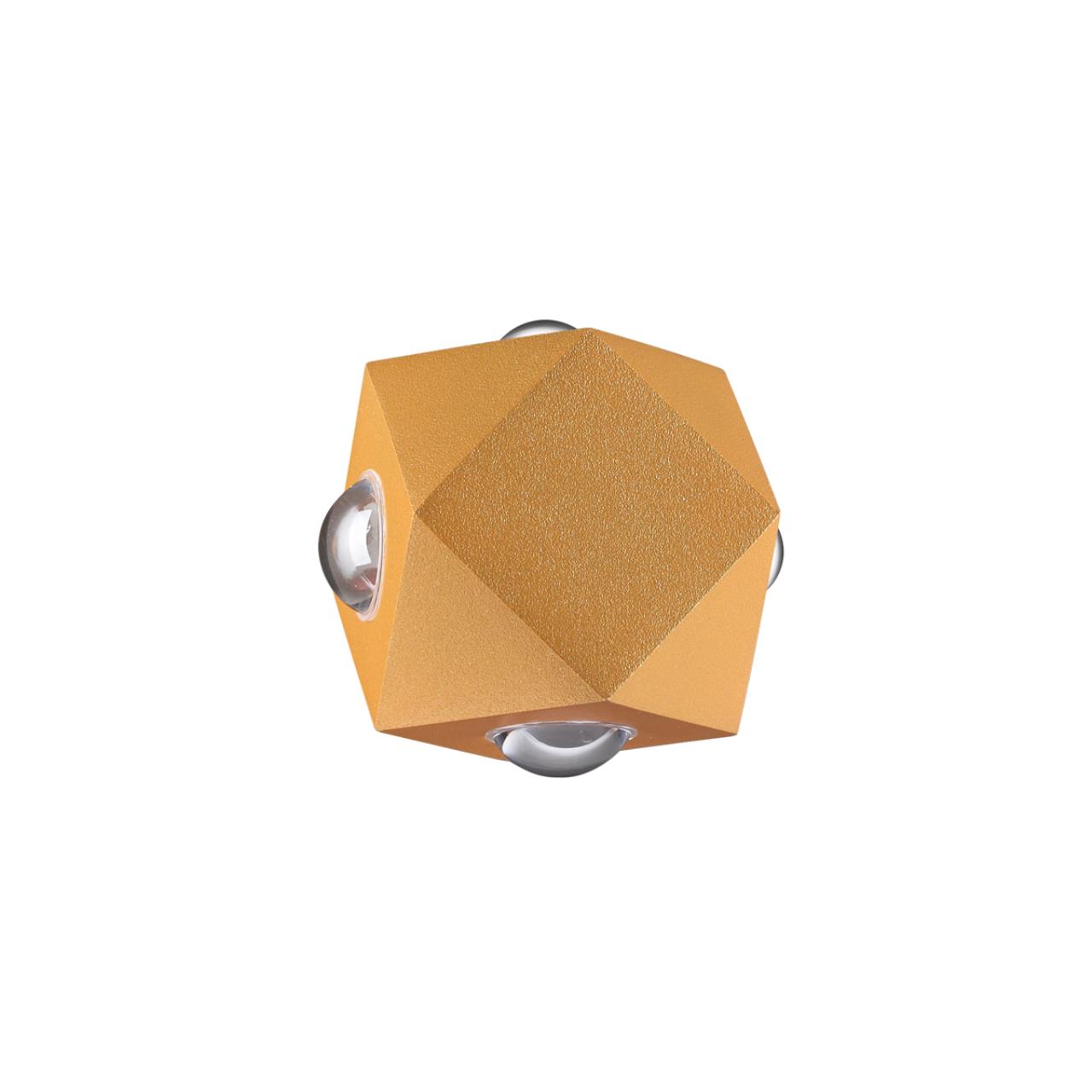 4220/8WL HIGHTECH ODL21 золотист/металл Настенный светильник IP54 LED 8W 724Лм 3200K DIAMANTA 4220/8WL HIGHTECH ODL21 золотист/металл Настенный светильник IP54 LED 8W 724Лм 3200K DIAMANTA