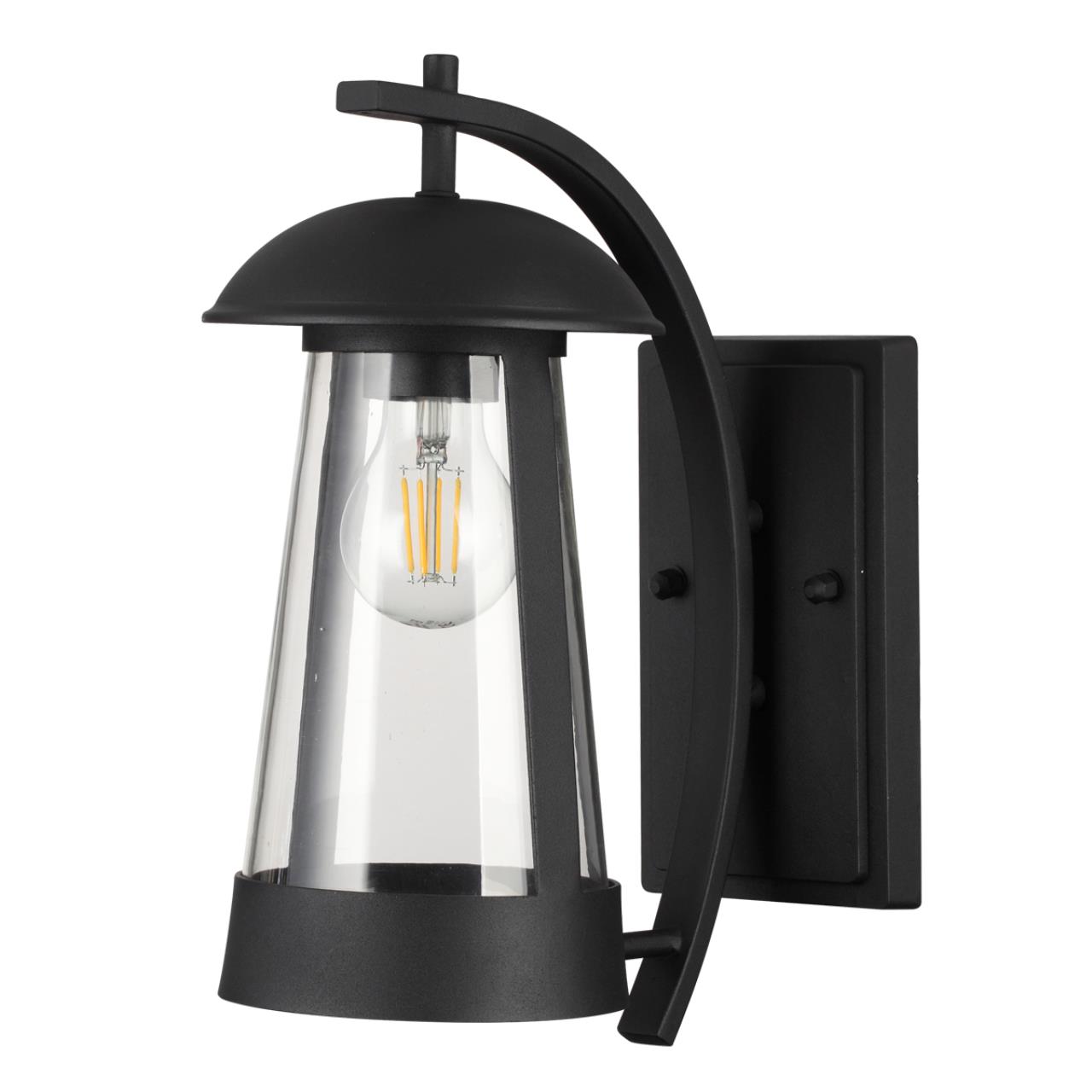 4837/1W NATURE ODL21 569 черный/стекло Ландшафтный настенный светильник E27 1*60W IP44 KALPI 4837/1W NATURE ODL21 569 черный/стекло Ландшафтный настенный светильник E27 1*60W IP44 KALPI